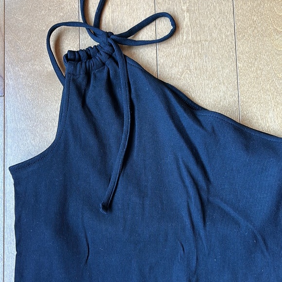 NWT Ribbed One Shoulder Dress - Picture 2 of 3